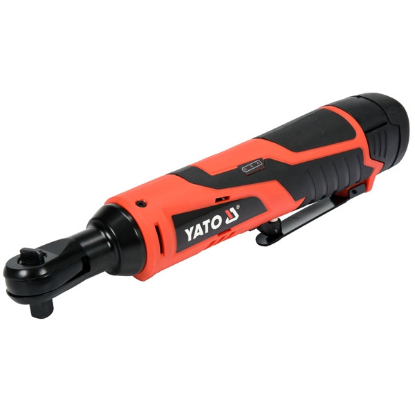 Antrenor Yato YT-82902 cu acumulator 3/8" de 12 V, 45 Nm și tubulare