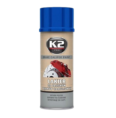 Spray albastru vopsea pentru etriere frana K2 BRAKE CALIPER PAINT L346NI