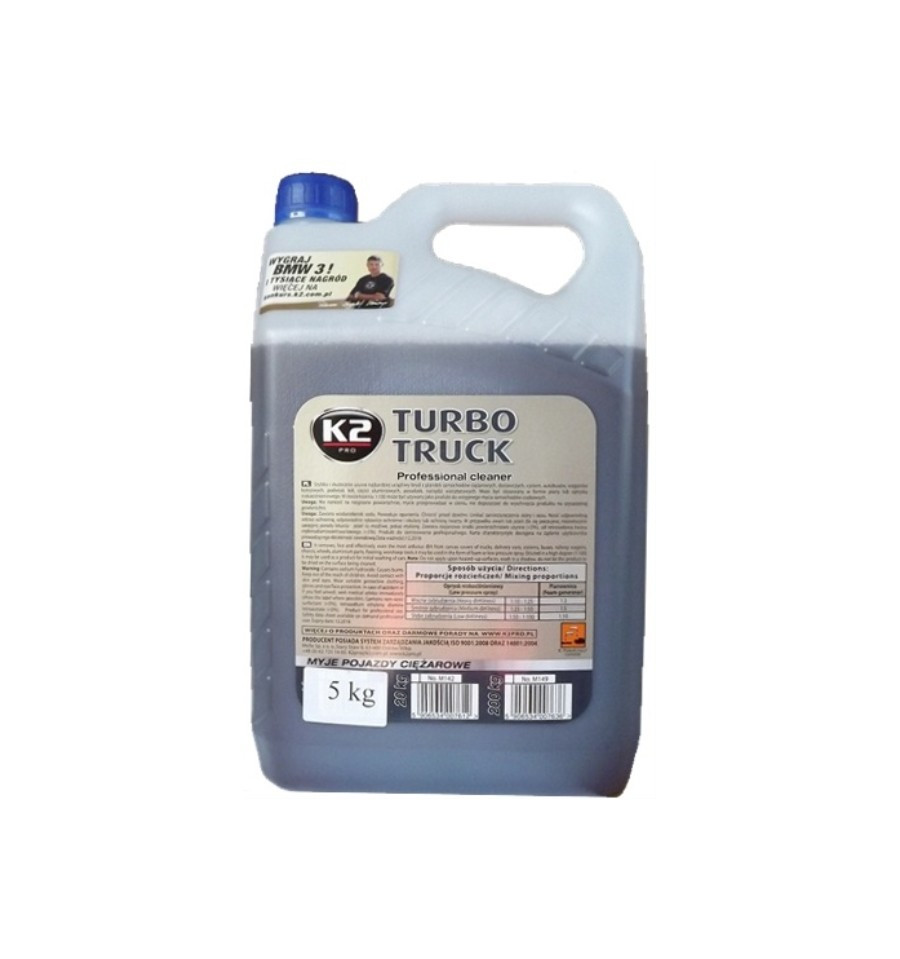 TURBO TRUCK 5 KG Soluție concentrată pentru spălare TIR