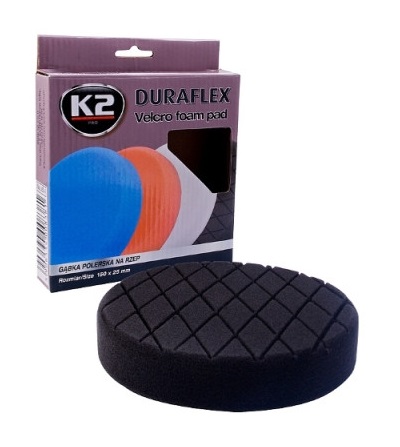 Disc K2 DURAFLEX L614 velcro pentru șlefuire, turație maximă 2500 rpm, negru