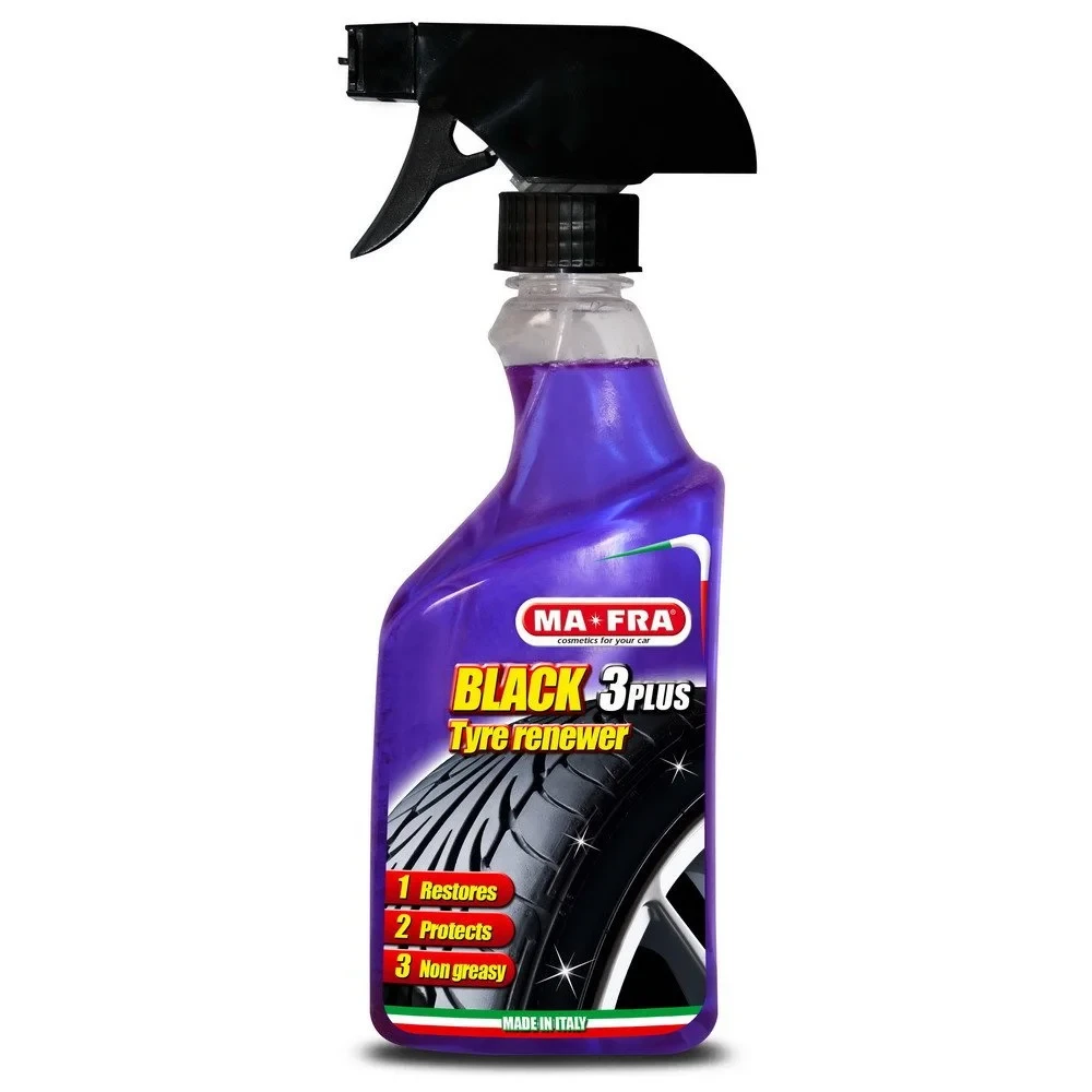 Soluție Ma-Fra Black 3 Plus Protecție Anvelope, 500 ml