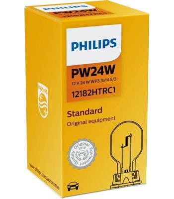 Bec semnalizare auto 12V PW24W HTR Philips Hiper Vision 12182HTRC1
