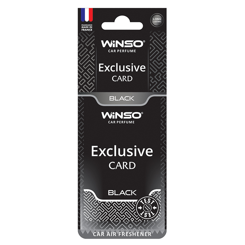 Odorizant auto Winso Exclusive Card Black - Air Fresher