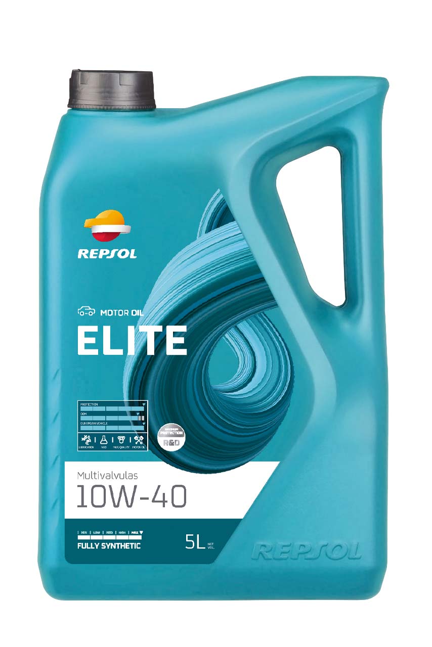 Ulei Repsol Elite Multivalvulas 10W40 5L pentru MB, Renault, VW
