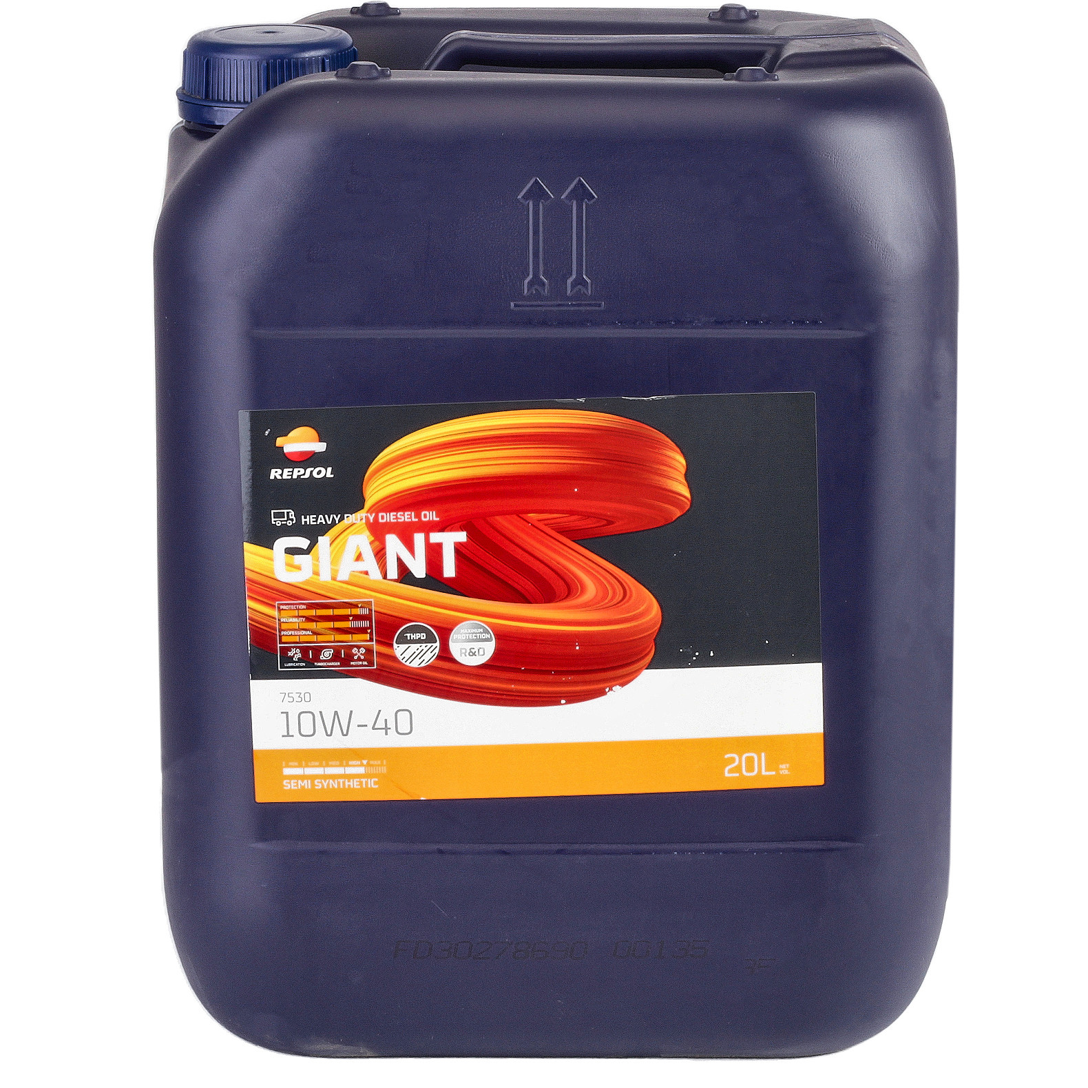 Ulei motor GIANT 7530 10W40 20L pentru VOLVO, RENAULT, MB, MAN Repsol