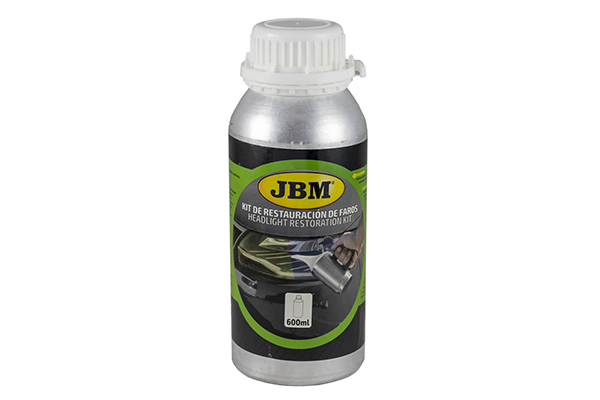 Recipient JBM 15375 cu lichid pentru restaurare faruri, capacitate 600 ml, pentru kitul 53673