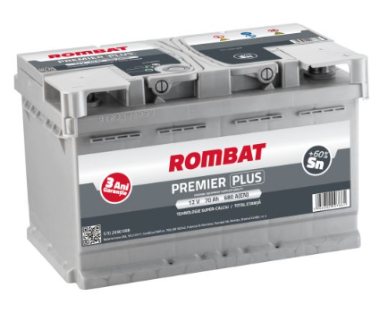 Baterie ROMBAT PREMIER PLUS auto 5702K90068, 70 Ah, 680 A, 12 V, 278 x 175 x 175 mm