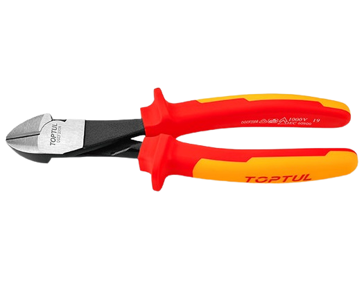 Cleste TOPTUL DGCF2208 sfic izolat, dimensiuni 8 inch/ 203.2 mm, capacitate taiere 4.2 mm, otel crom molibden