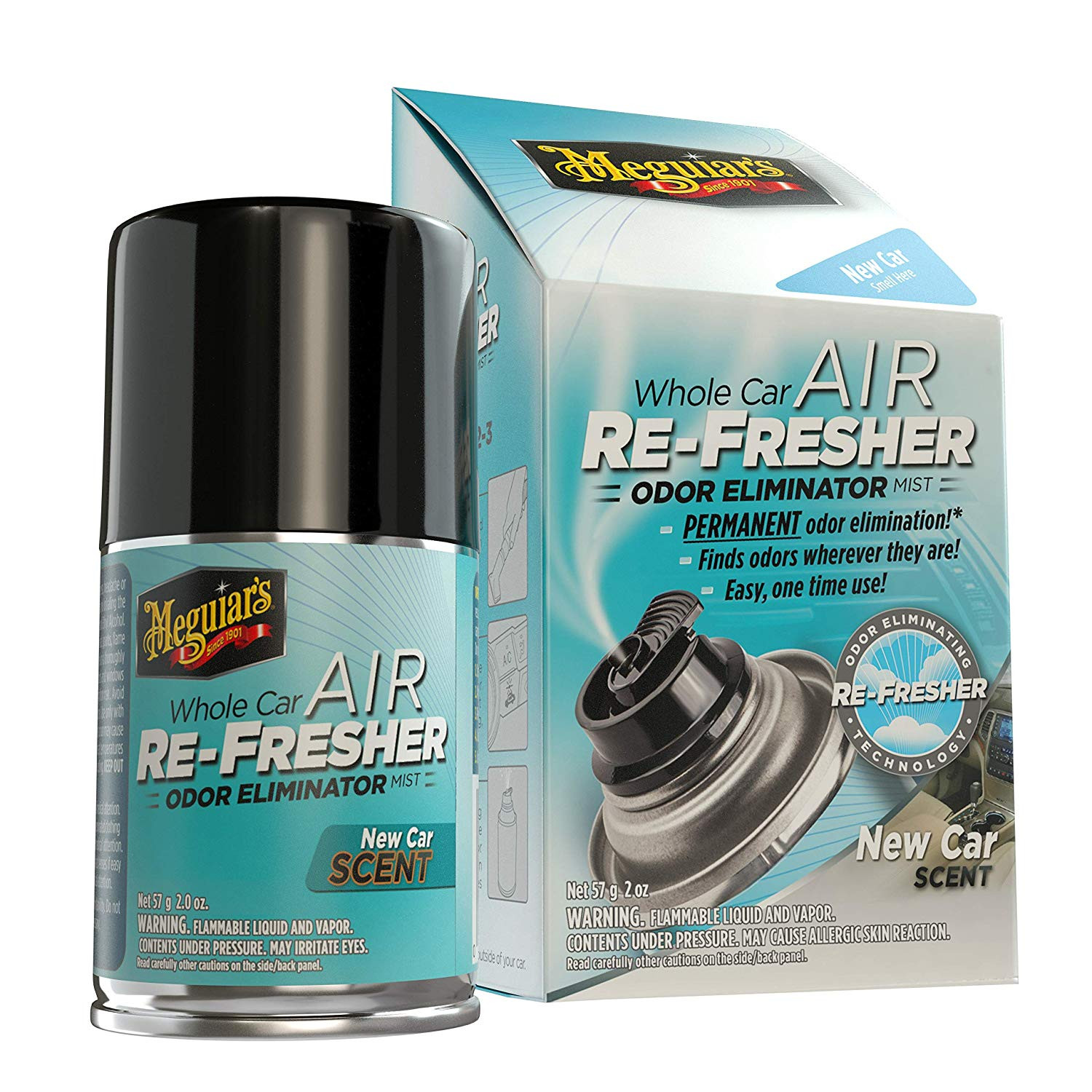 Spray Meguiars Curatare Aer Conditionat Air Re-Fresher New Car Scent