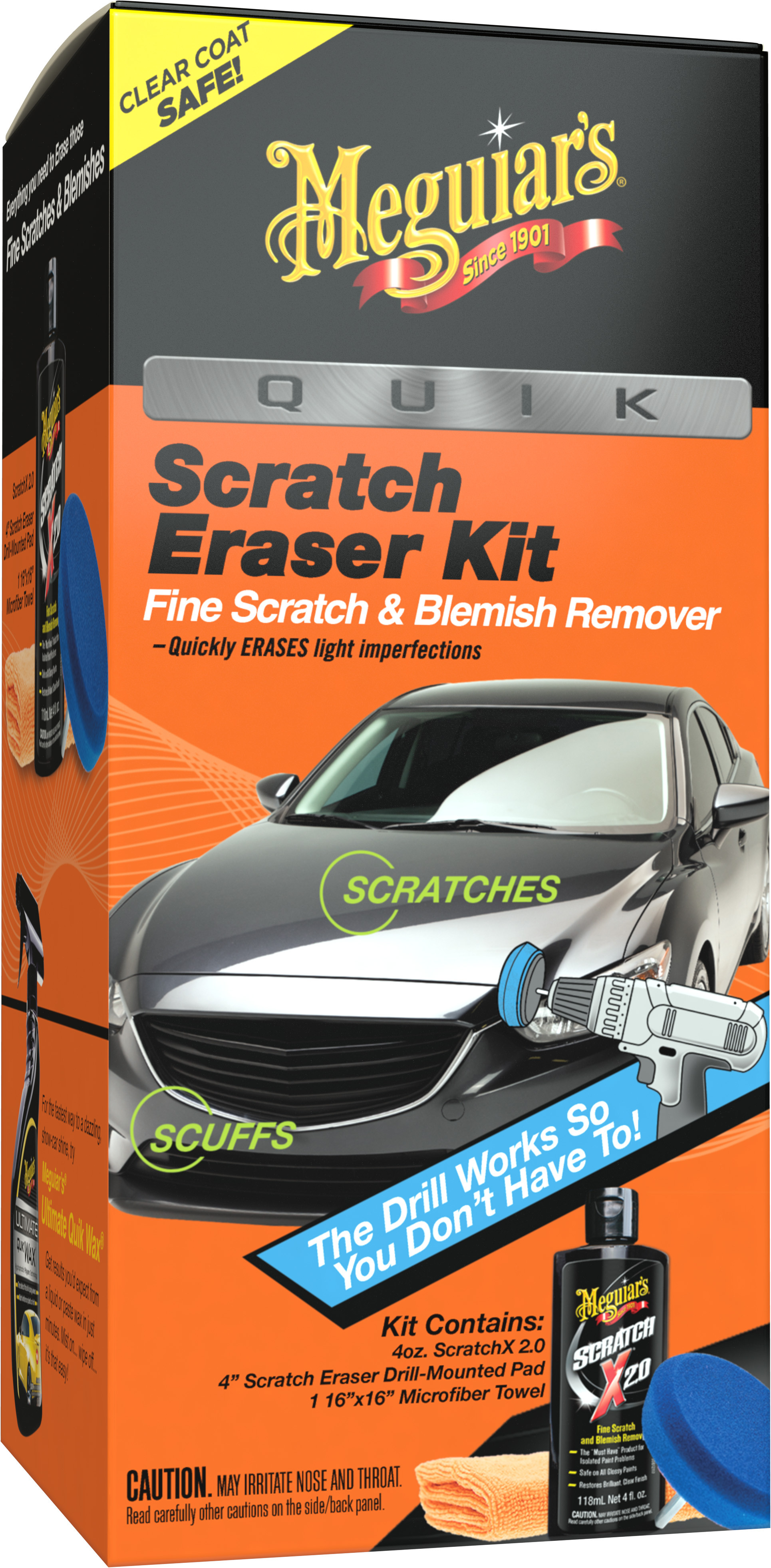 Kit Meguiars Scratch Eraser pentru îndepărtarea zgârieturilor
