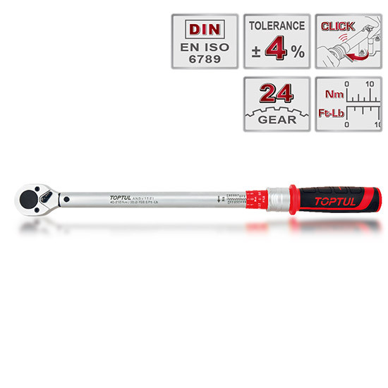 Cheie mecanică dinamometrică 1/2" 70-350 Nm