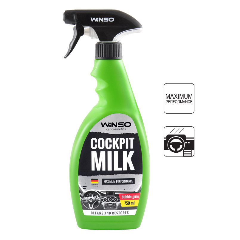 Întreținere Winso Professional Cockpit Milk Bubble Gum pentru plastic 750 ml