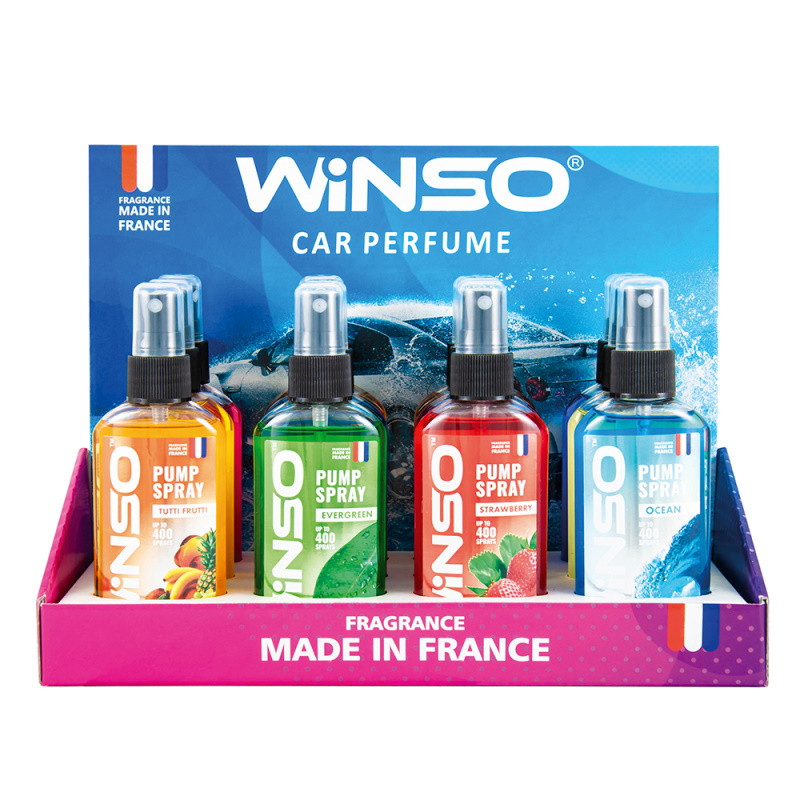 Odorizant Pump Spray Winso 75 ml Mix Display (12 buc. în suport de hârtie)
