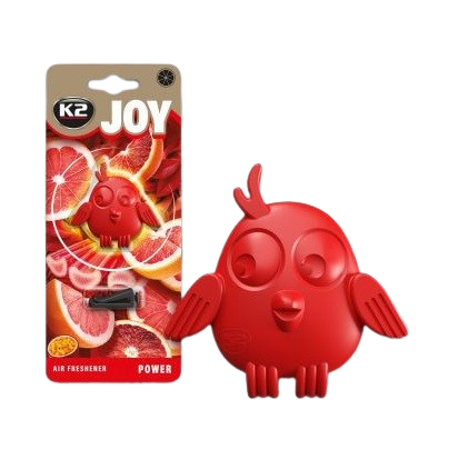 Odorizant auto V891 K2 JOY POWER, montare pe grila aerisire, roșu, parfum fresh
