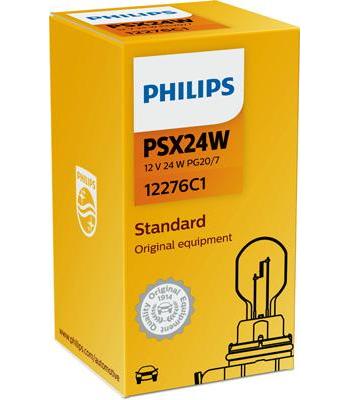 Bec proiector 12V PSX24W pentru Logan Facelift, PHILIPS 12276C1, cu ambalaj original