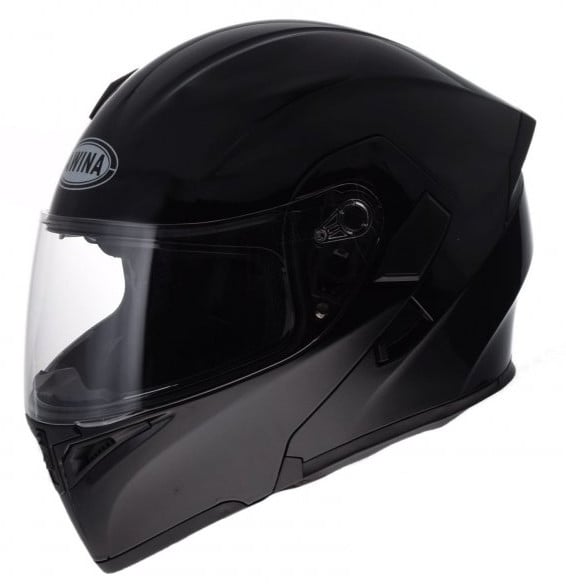 Casca moto Awina Black L, model modular