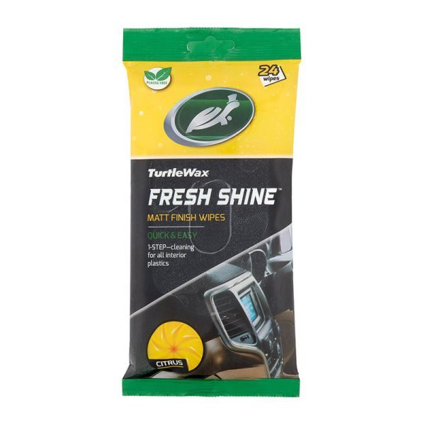 Set 24 șervețele Turtle Wax pentru întreținere bord, efect MAT