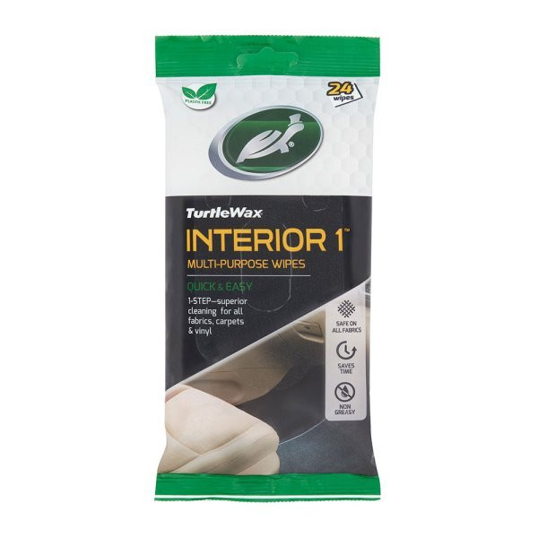 Set servetele Turtle Wax Intretinere interior Multi-Purpose, 24 bucăți