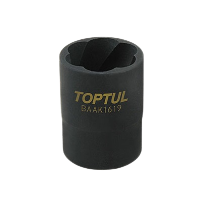 Cheie TOPTUL BAAK1627 tubulară extractoare șuruburi, antrenor pătrat 1/2 inch, deschidere cheie 27 mm, lungime 34 mm, crom molibden