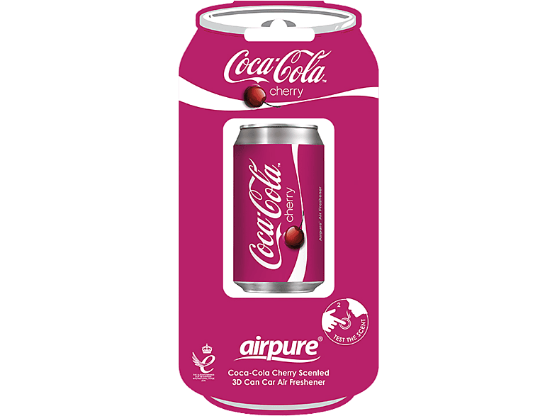 AIRPURE Odorizant auto, cutie de sifon 3D, Coca Cola cireșe