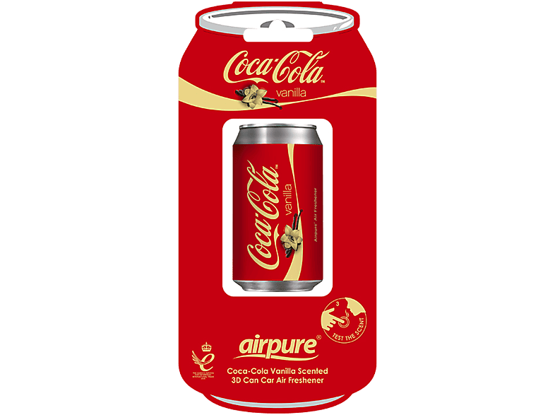 AIRPURE Odorizant auto, sifon 3D vanilie Coca-Cola
