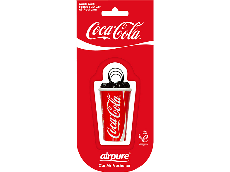 AIRPURE Odorizant auto, Coca-Cola original, sticlă 3D