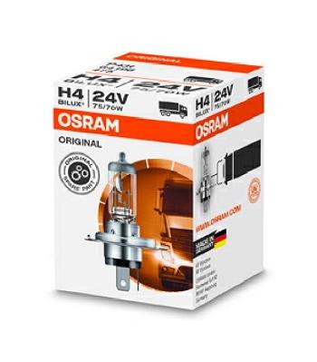 Bec camion OSRAM far faza lunga 24 V, H4 75/70 W, original, 64196