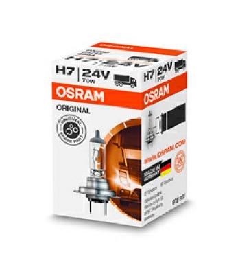 Bec original camion far faza lunga 24 V, H7 70 W, OSRAM 64215