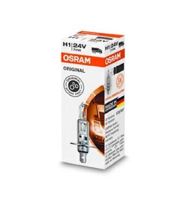 Bec original camion far faza lunga 24 V, H1 70 W, OSRAM 64155