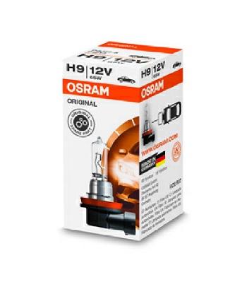 Bec OSRAM far faza lunga 12 V, H9 65 W, original, 64213