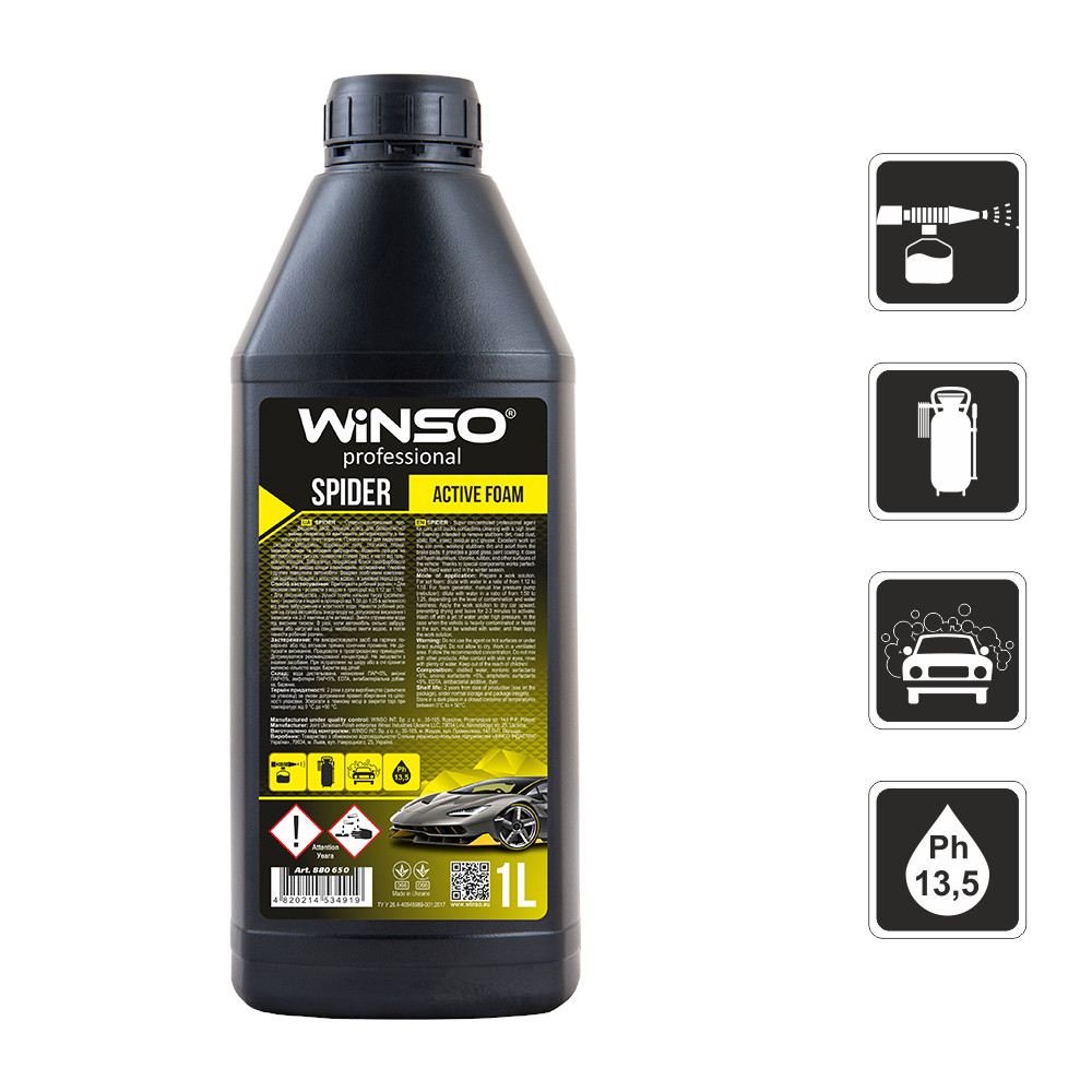 Spuma activa Spider Winso Professional 1L