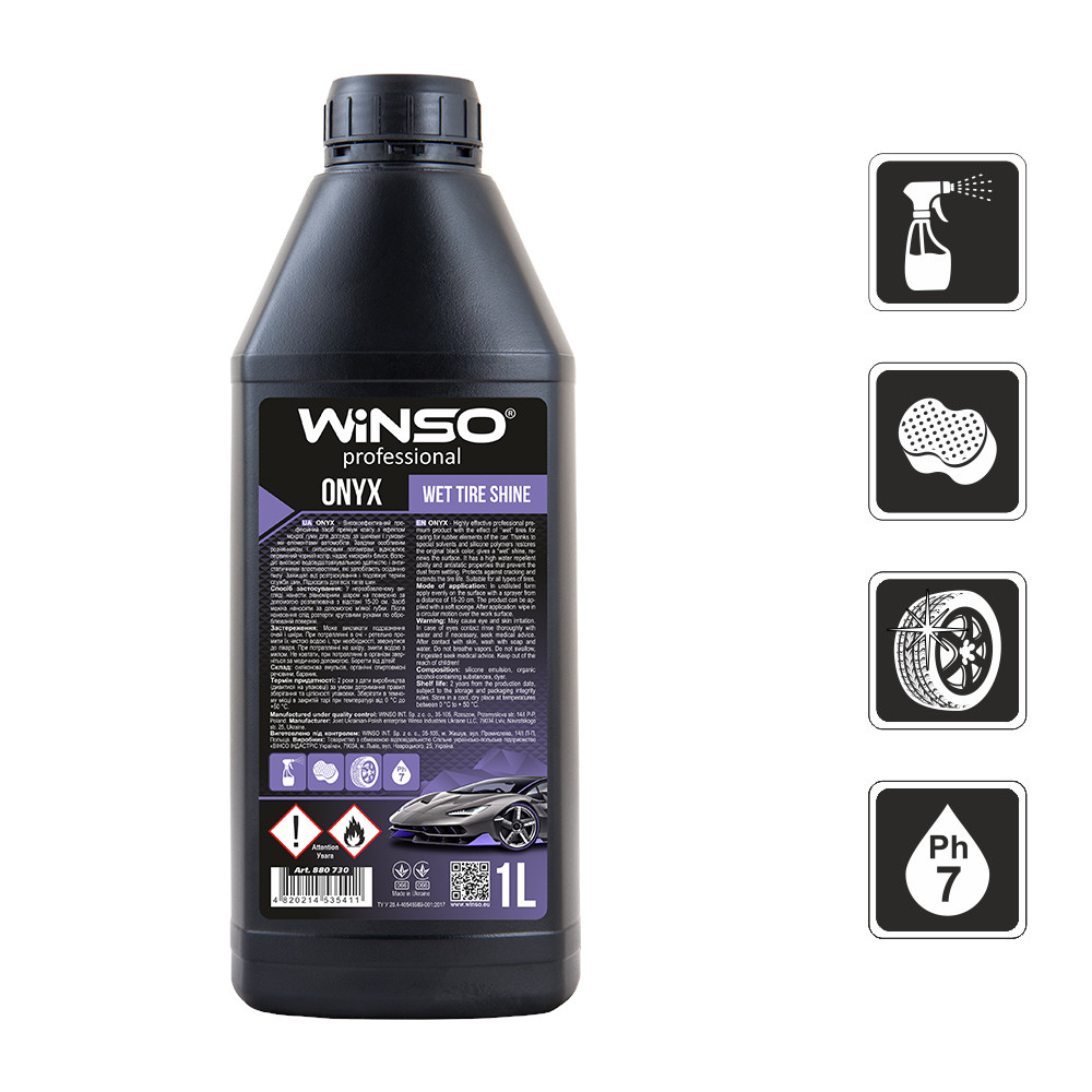 Solutie Anvelope Intretinere Winso Onyx 1L