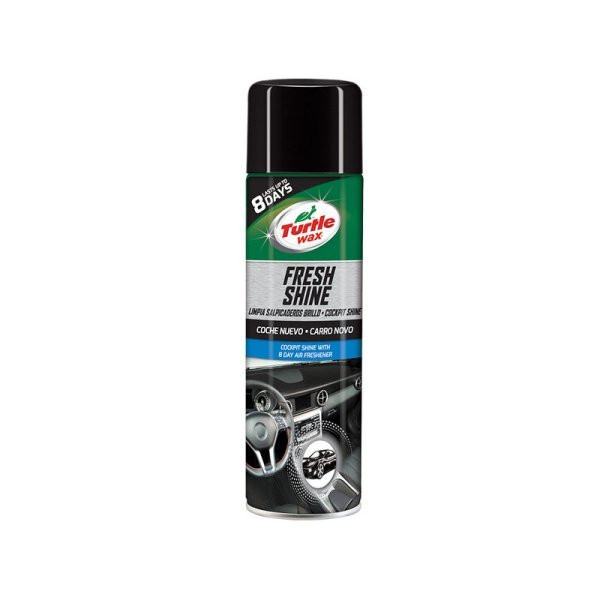 Spray silicon bord Turtle Wax Fresh Shine cu aromă New Car 500 ml