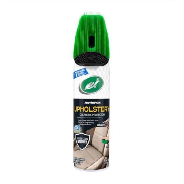 Spray TURTLE WAX Upholstery Cleaner & Protector 400 ml, curatare textile cu perie aplicatoare