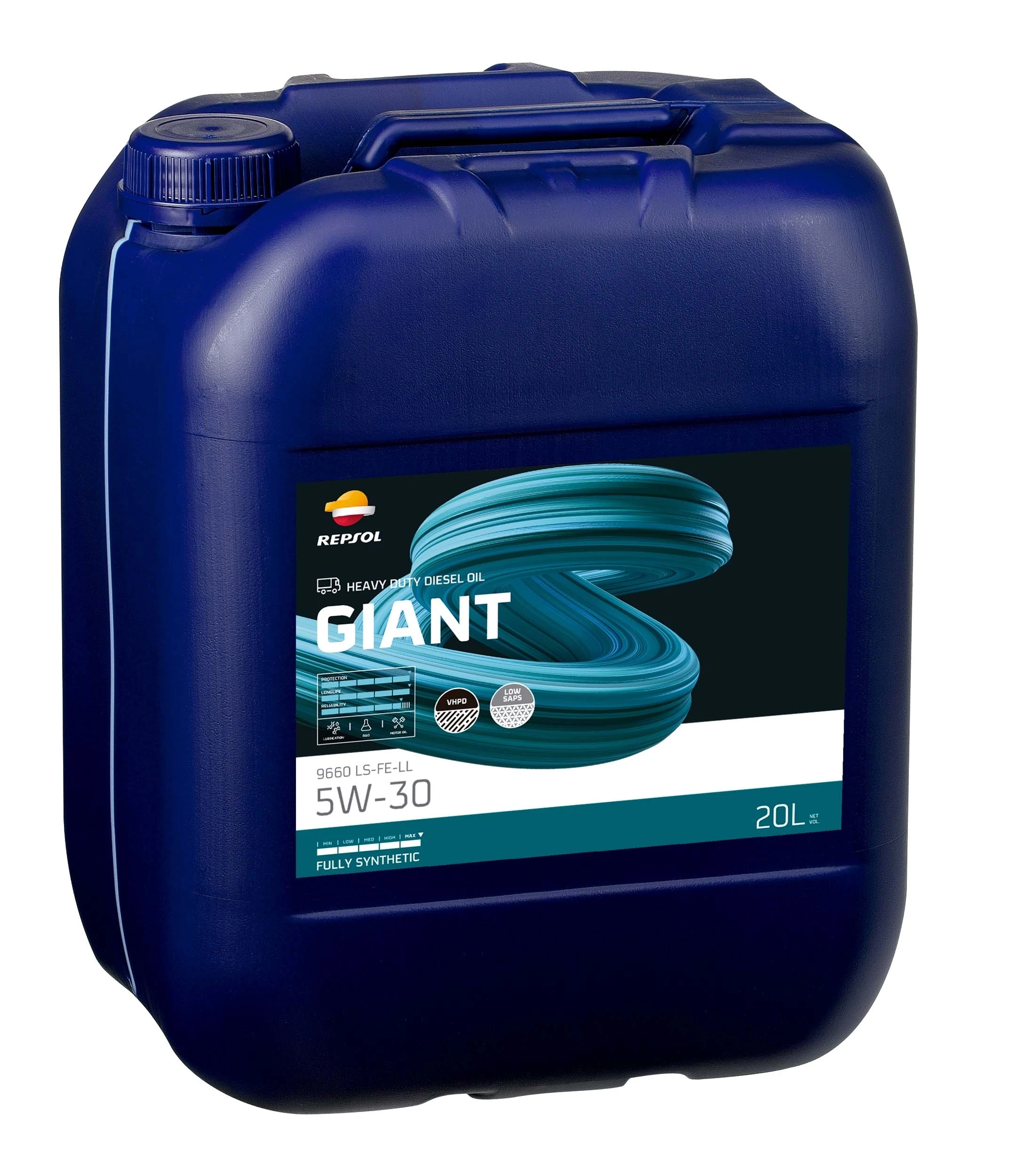 Ulei motor GIANT Repsol 9660 LS-FE-LL 5W-30 20 pentru VOLVO, RENAULT, MB, MAN