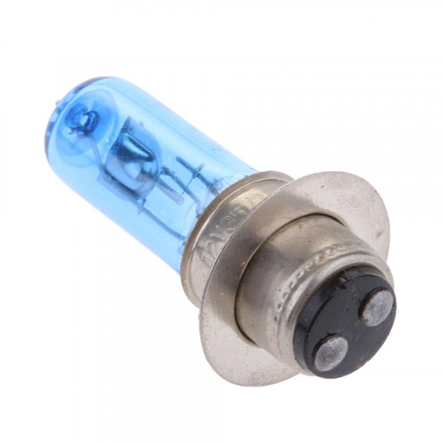 Bec halogen 2 faze 12v 35w pentru far scuter, Atv (cu flansa)