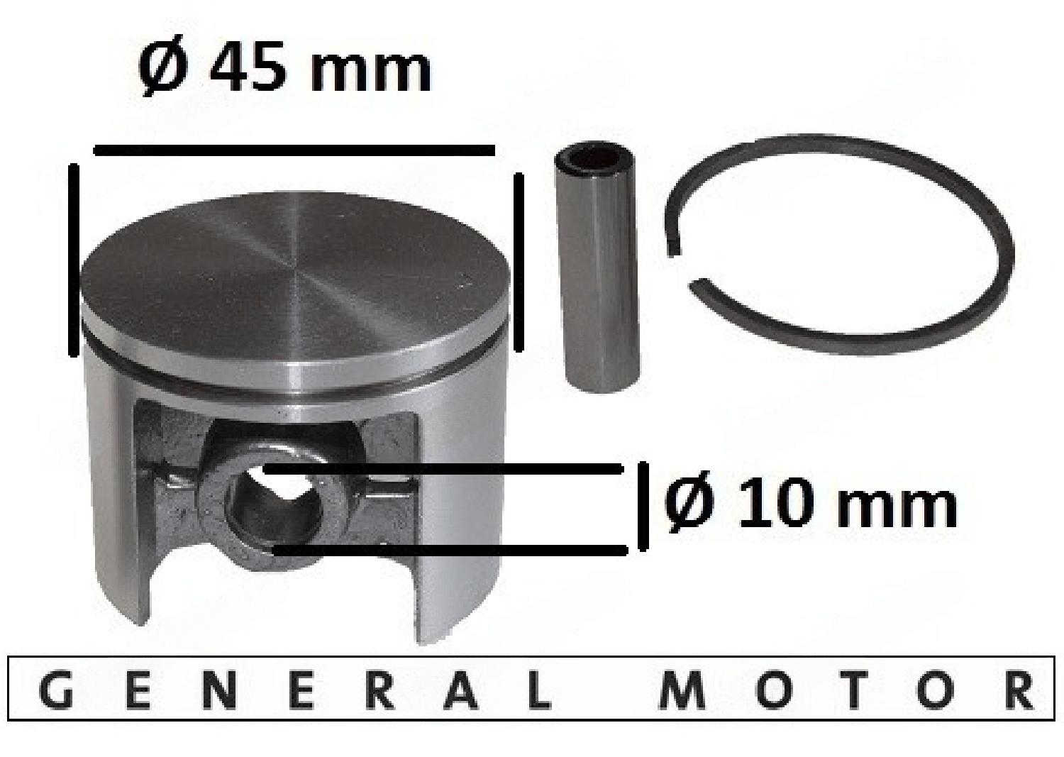 Set piston complet drujbă Alpina VIP52 Ø 45 mm Golf