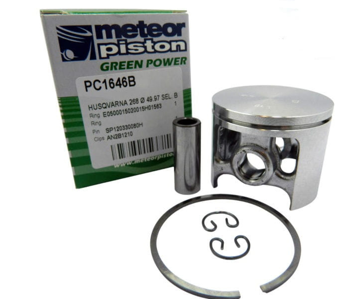 Piston complet Meteor Ø 50mm pentru drujbă Husqvarna 268