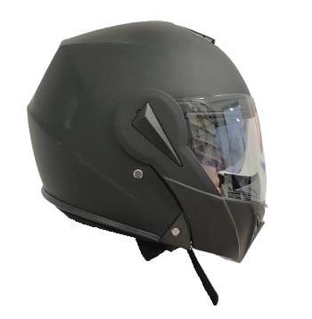 Casca "Dual Visor" Mată Neagră