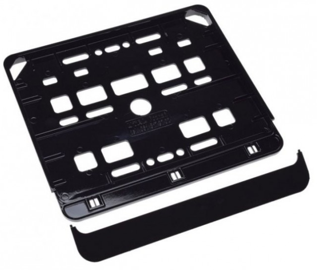 Suport din metal pentru număr de înmatriculare Moto/ATV (173 x 198 mm)