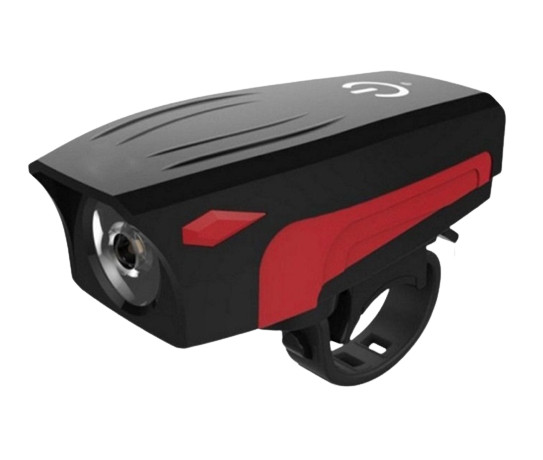 Far de bicicletă cu sonerie (încărcare USB)