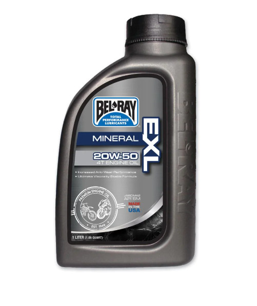 Ulei mineral Bel-Ray EXL 20W-50 1L (pentru motoare 4T)