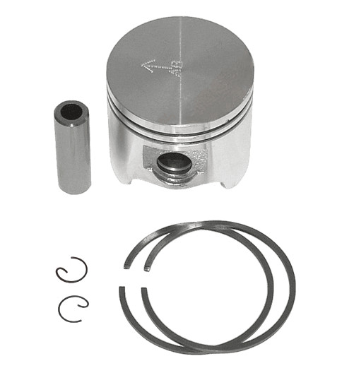 Piston complet pentru drujbe Husqvarna 345, 343R, Jonsered 2145 Golf Ø 42mm (2 segmenți)