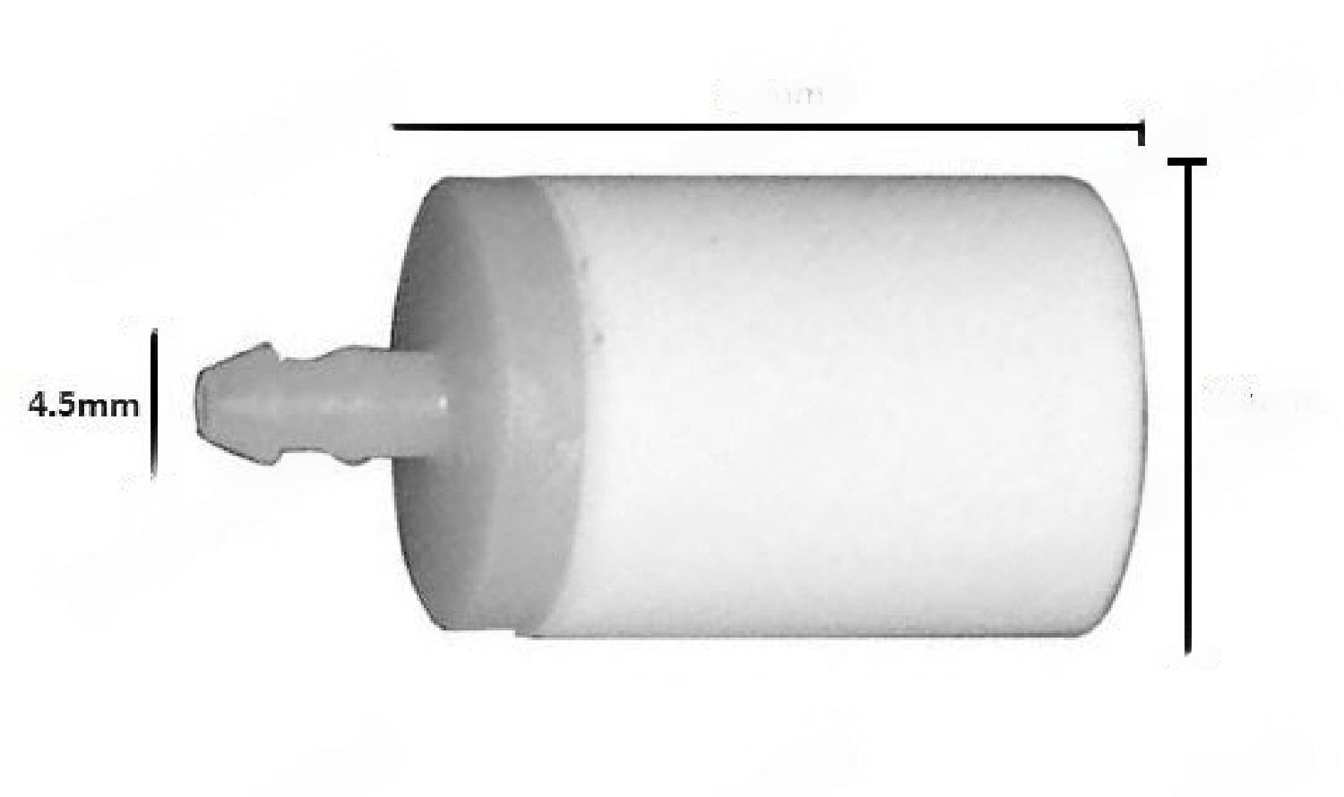 Filtru de benzină Husqvarna pentru drujbă, 4.5mm