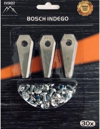 Set de 30 de cuțite de schimb pentru mașina robotizată de tuns gazon Bosch