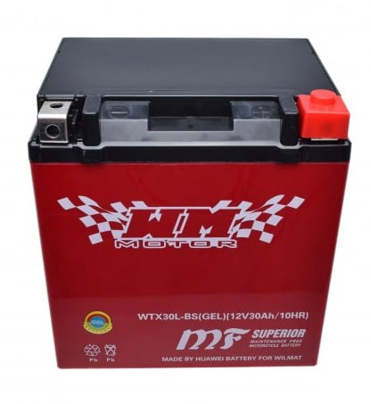 Baterie WM pentru scuter, ATV 30A / 12V (gel)