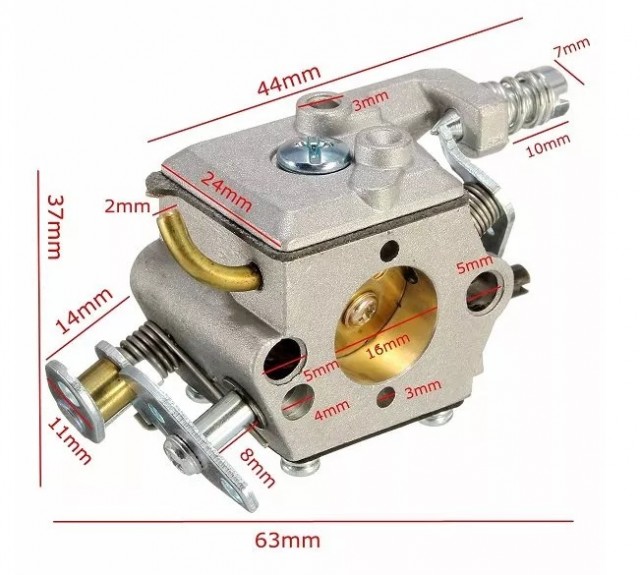 Carburator pentru drujbe Husqvarna 136, 137, 141, 142 (cal. 2)