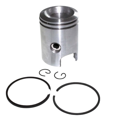 Piston moped 2T 50cc Piaggio SI, CIAO, BRAVO 39.5mm bolt 10mm (cu scobitură)