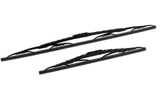 Set ștergătoare parbriz BOSCH 612, model 3 397 010 413, lungime 600 mm și 400 mm, fără spoiler, cu design arcuit
