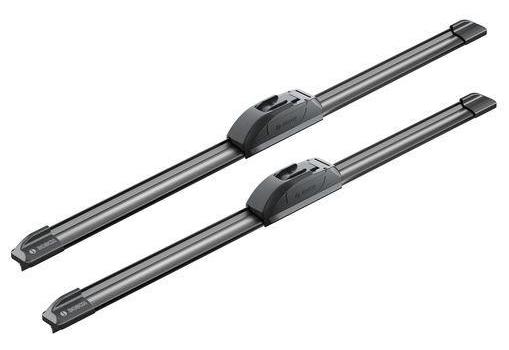 Set ștergătoare BOSCH AeroTwin Retro AR451S, 450 mm și 475 mm, fără carcasă, pentru vehicule cu volan pe stânga, cod 3 397 014 076
